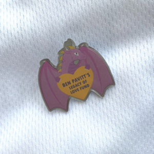 Ben Pavitt's Legacy of Love Fund pin badge